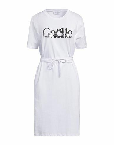 Gaëlle Paris Woman Midi dress White Cotton Cover