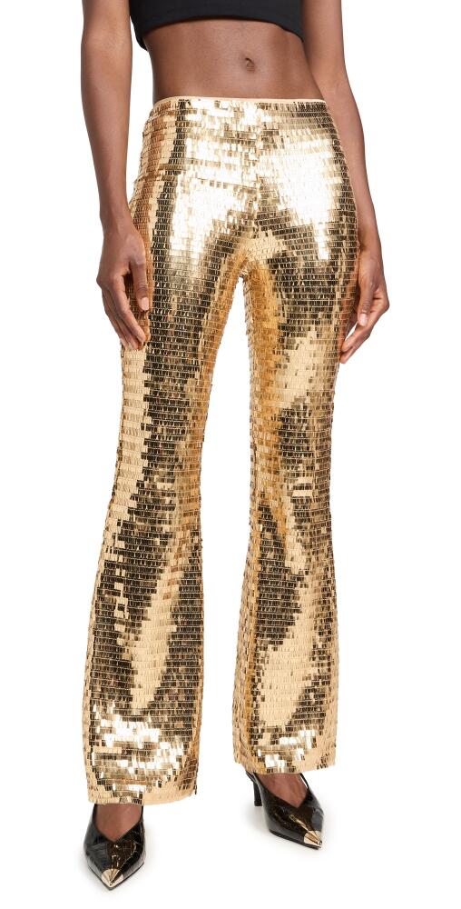 SIMONMILLER Robo Sequin Pants Star Gold Cover