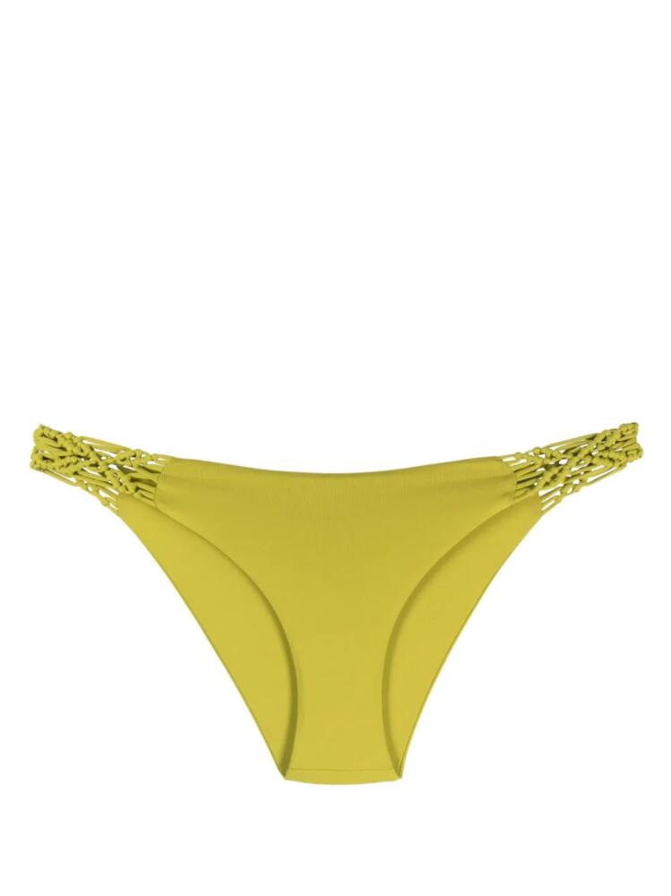 Fisico hand-woven detail bikini bottoms - Green Cover