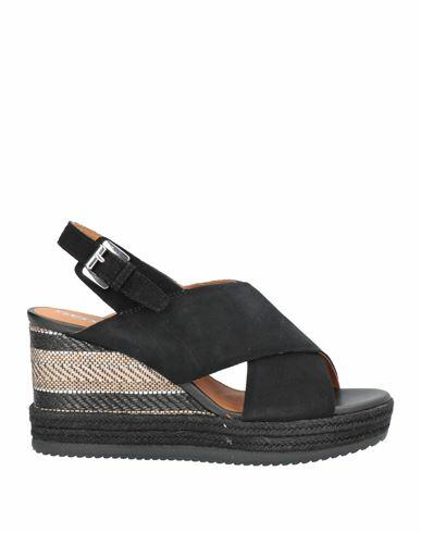 Geox Woman Espadrilles Black Soft Leather Cover