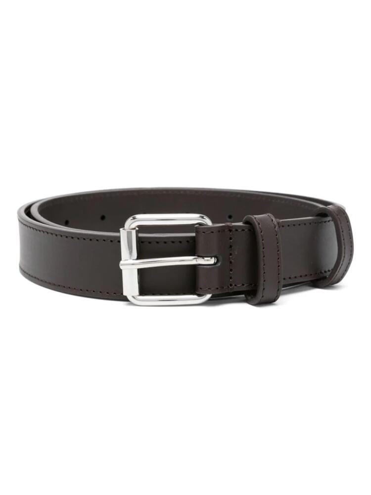 Comme Des Garçons Wallet leather belt - Brown Cover