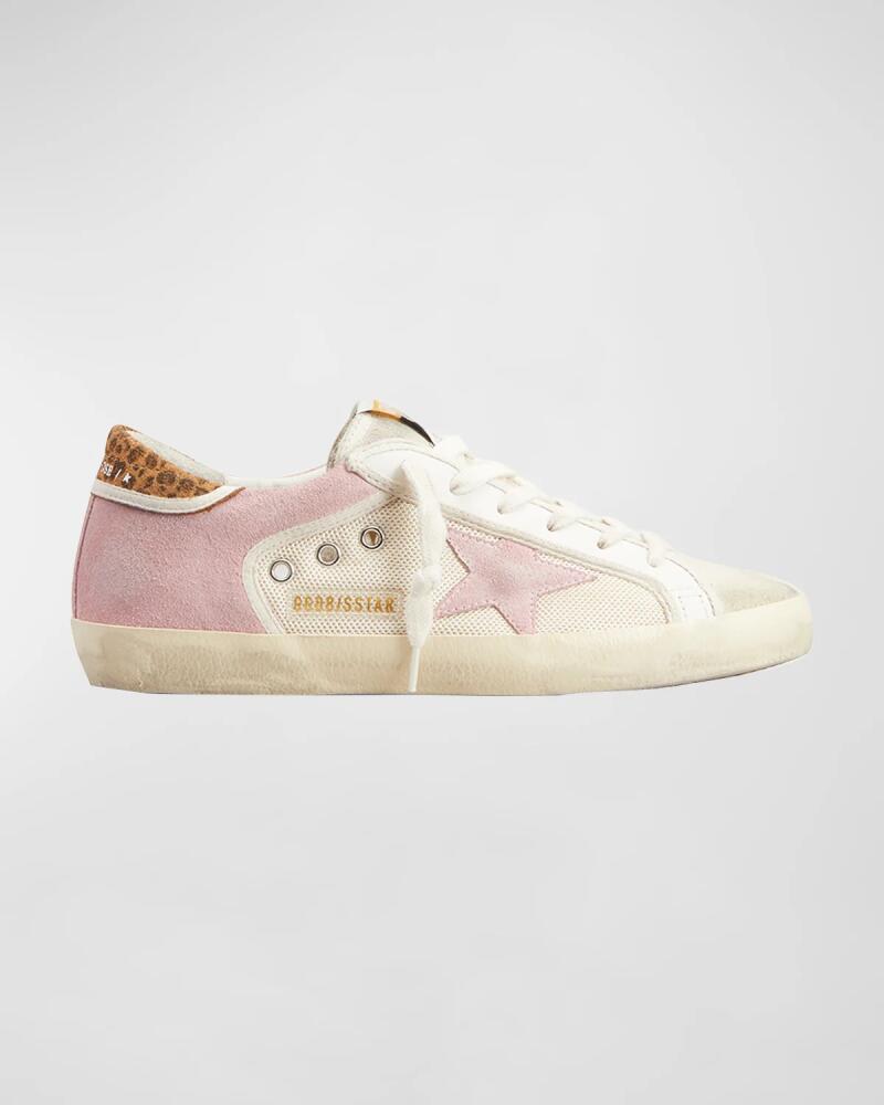 Golden Goose Superstar Net Leopard Low-Top Sneakers Cover