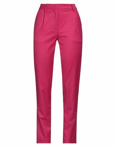 Silvian Heach Woman Pants Magenta Polyester, Viscose, Elastane Cover