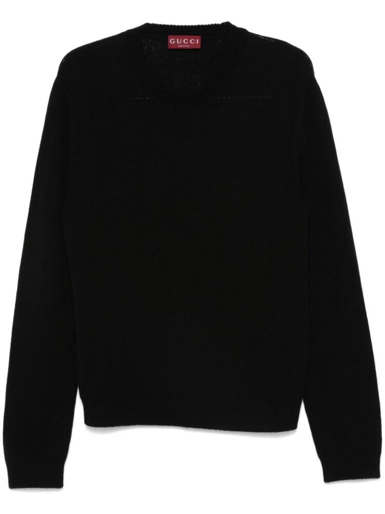 Gucci Web-stripe jumper - Black Cover