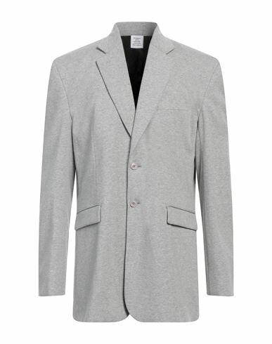 Vetements Man Blazer Light grey Cotton, Polyester Cover