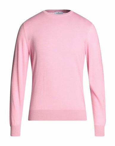 Sonrisa Man Sweater Pink Merino Wool, Silk, Cashmere Cover