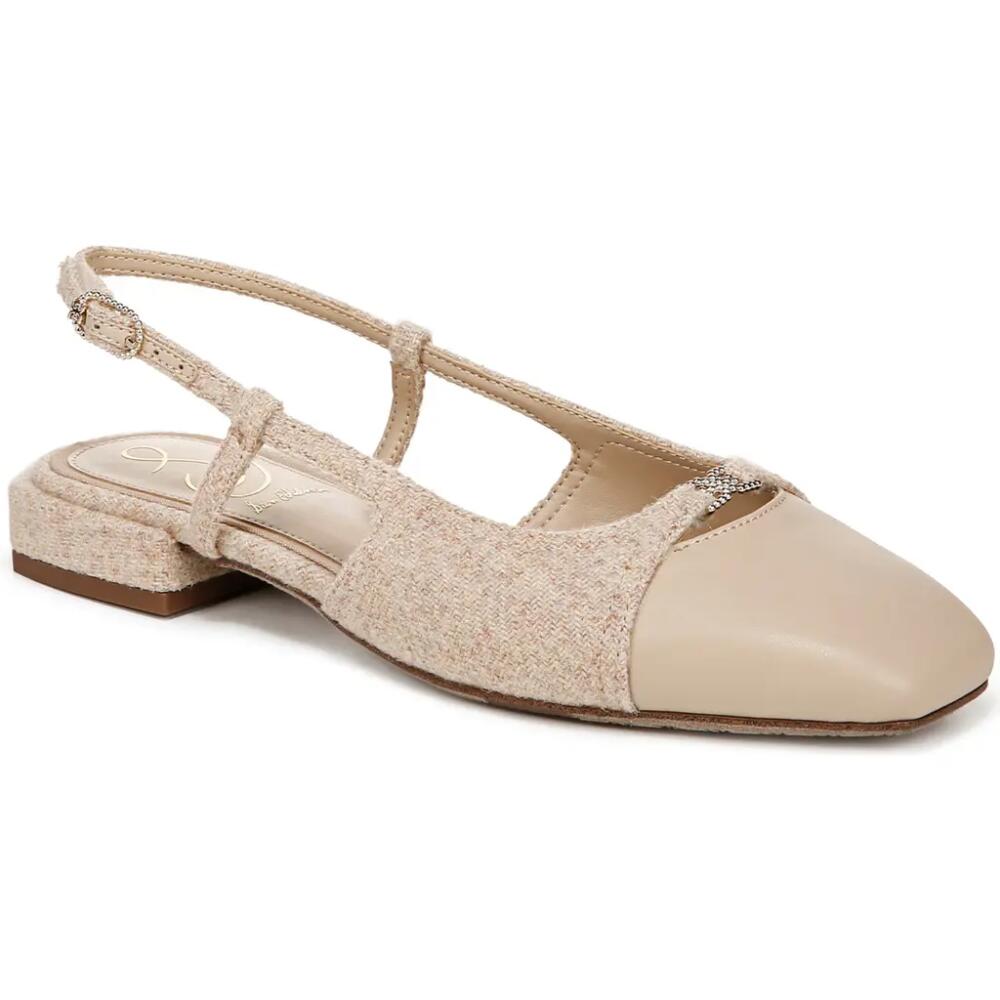 Sam Edelman Kara Slingback Flat in Beechwood/Oat Cover