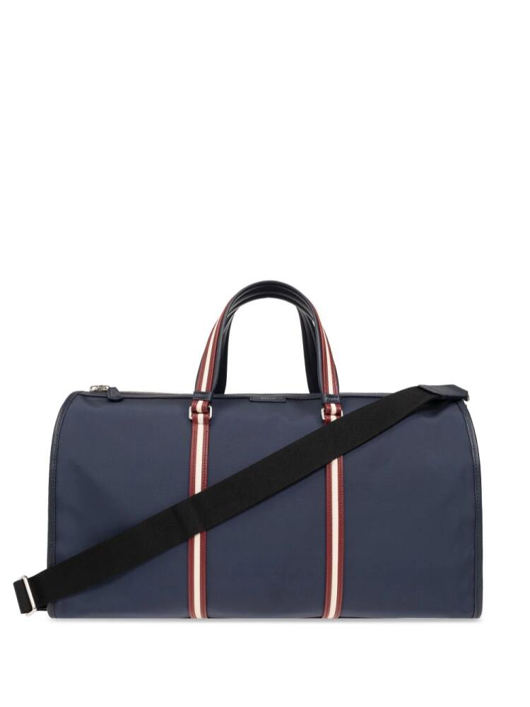 Bally Code stripe-detail travel bag - Blue Cover