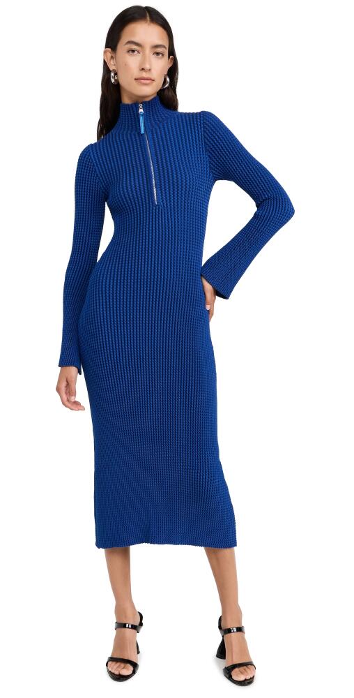 SIMONMILLER Zumi Textured Knit Dress Matisse Blue Cover