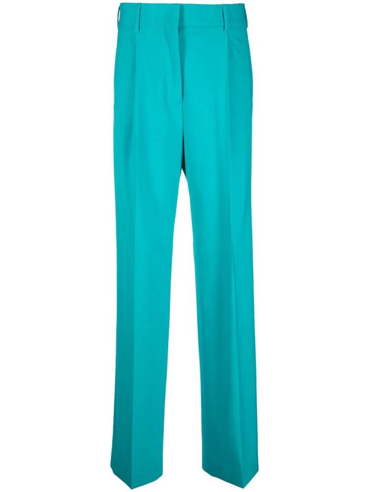 MSGM straight-leg wool trousers - Blue Cover