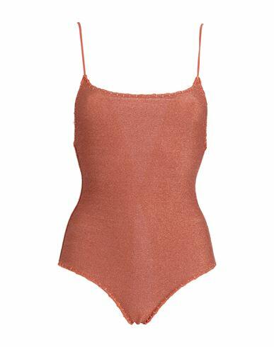 Anjuna Woman One-piece swimsuit Rust Polyester, Elastane Cover