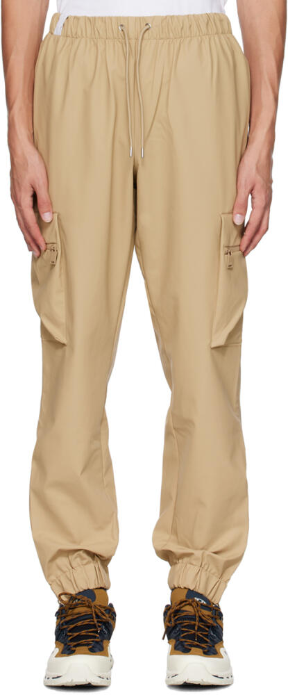 RAINS Beige Regular Cargo Pants Cover