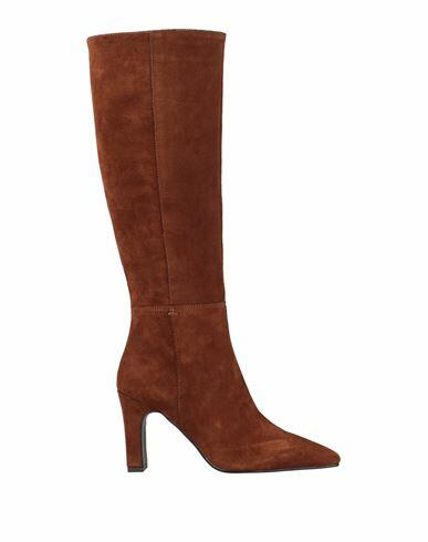 Paola Ferri Woman Boot Tan Soft Leather Cover