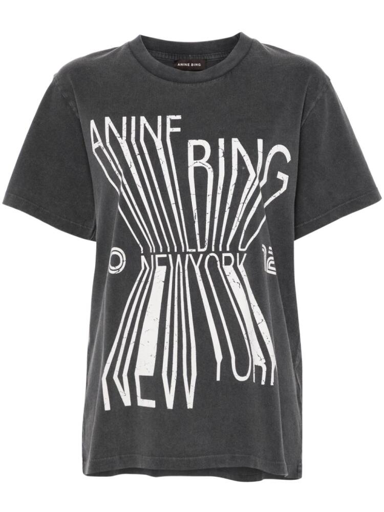 ANINE BING Colby Bing New York T-shirt - Grey Cover