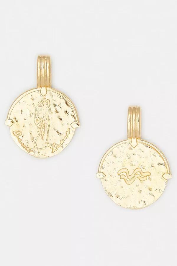 Deux Lions Jewelry Gold Zodiac Necklace Cover