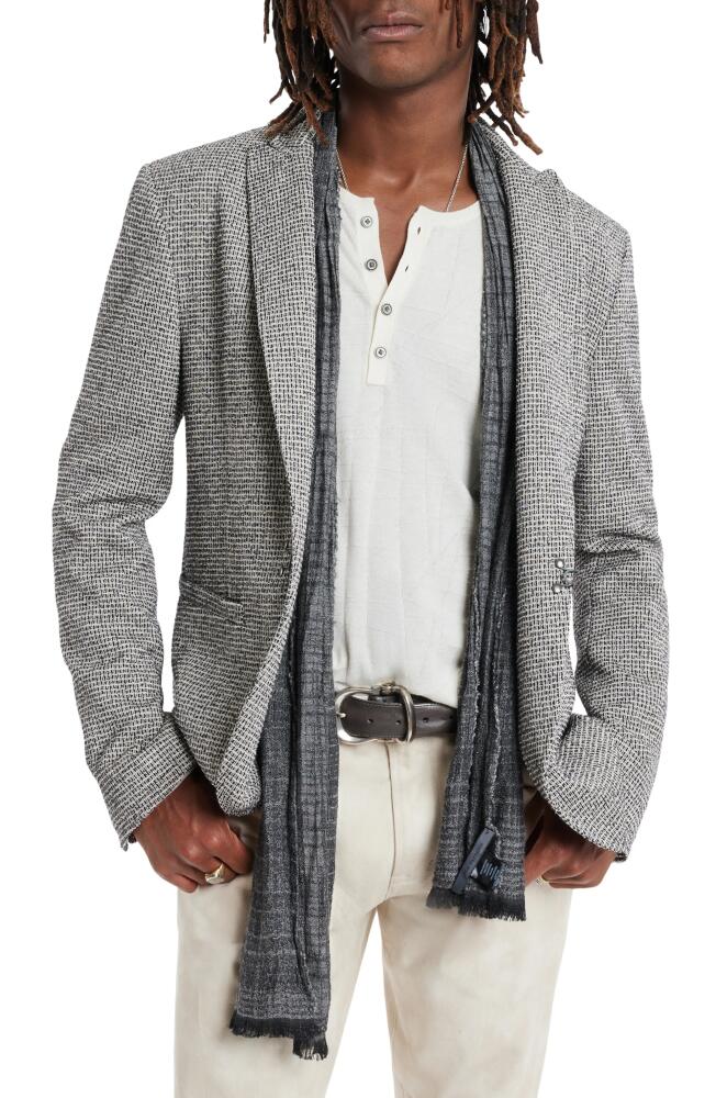 John Varvatos Textured Wool Sport Coat in Black/White Cover