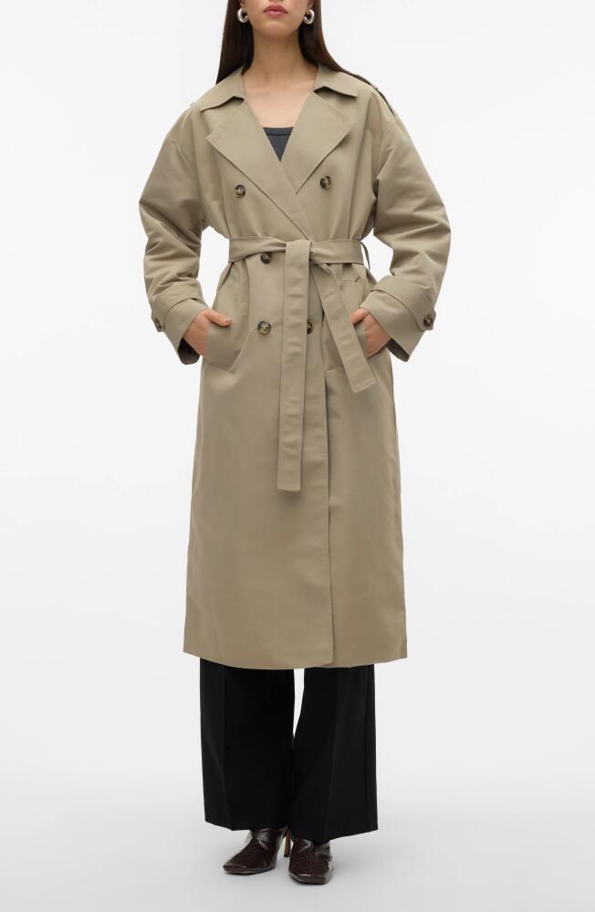 VERO MODA Chloe Trench Coat in Laurel Oak Cover