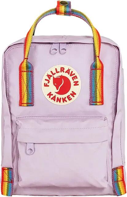 Fjallraven Kanken Rainbow Mini (Pastel Lavender/Rainbow) Backpack Bags Cover