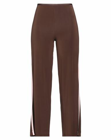 Siyu Woman Pants Cocoa Viscose, Elastane Cover