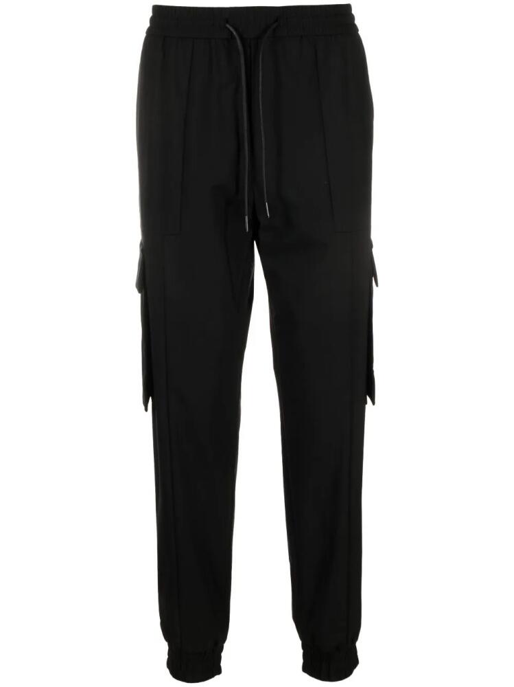 Juun.J tapered-leg track pants - Black Cover