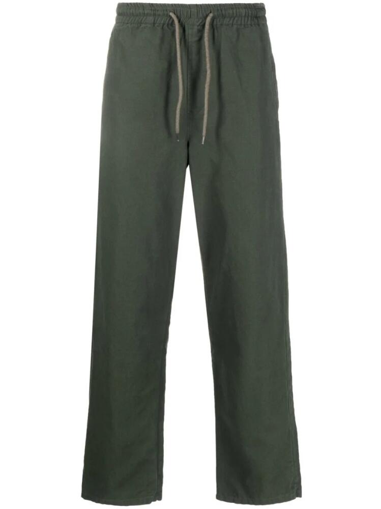 A.P.C. drawstring cotton track pants - Green Cover