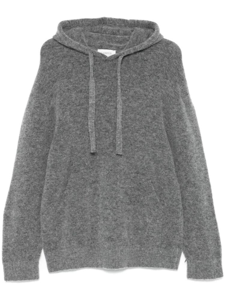 Laneus knitted hoodie - Grey Cover