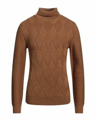 Fred Mello Man Turtleneck Camel Acrylic, Wool, Polyamide Cover