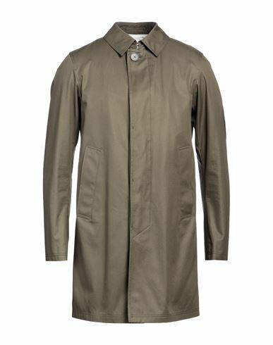 Herno Man Overcoat & Trench Coat Military green Cotton Cover