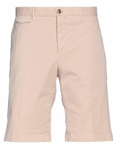 Pt Torino Man Shorts & Bermuda Shorts Blush Cotton, Elastane Cover