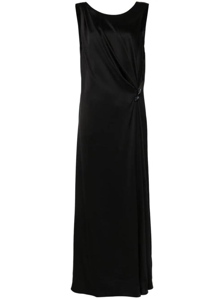 Giorgio Armani crystal-detail maxi dress - Black Cover