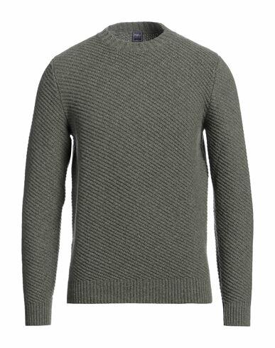 Fedeli Man Sweater Military green Cashmere Cover