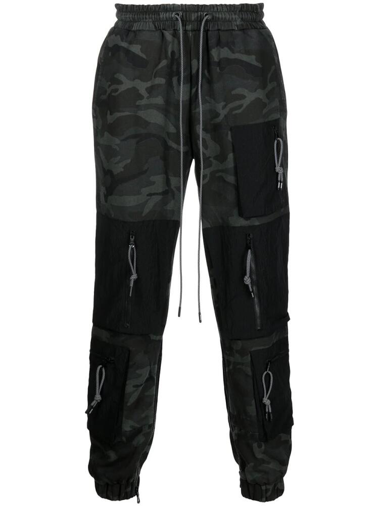 Mostly Heard Rarely Seen camouflage-print track pants - Grey Cover