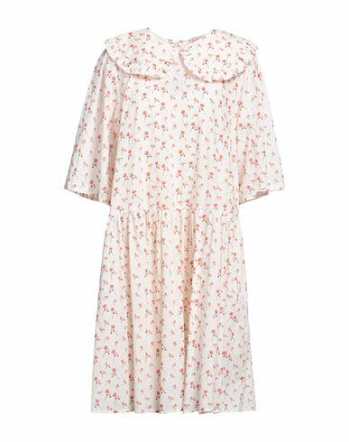 Katia Giannini Woman Midi dress Ivory Cotton Cover