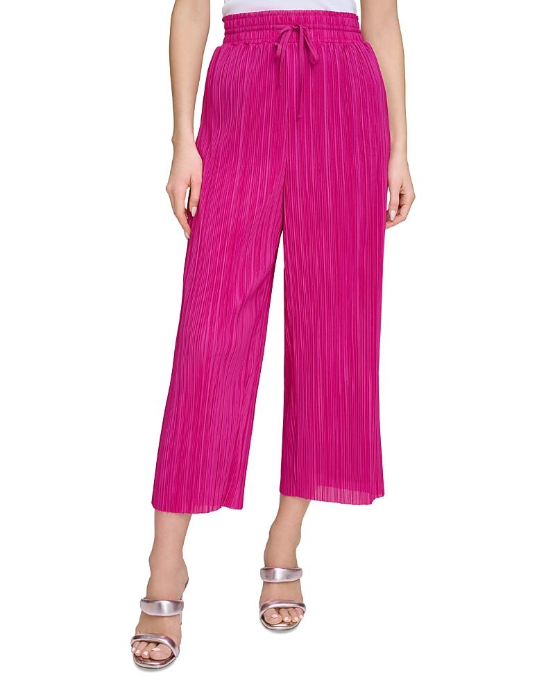 Dkny Cropped Plisse Pants Cover