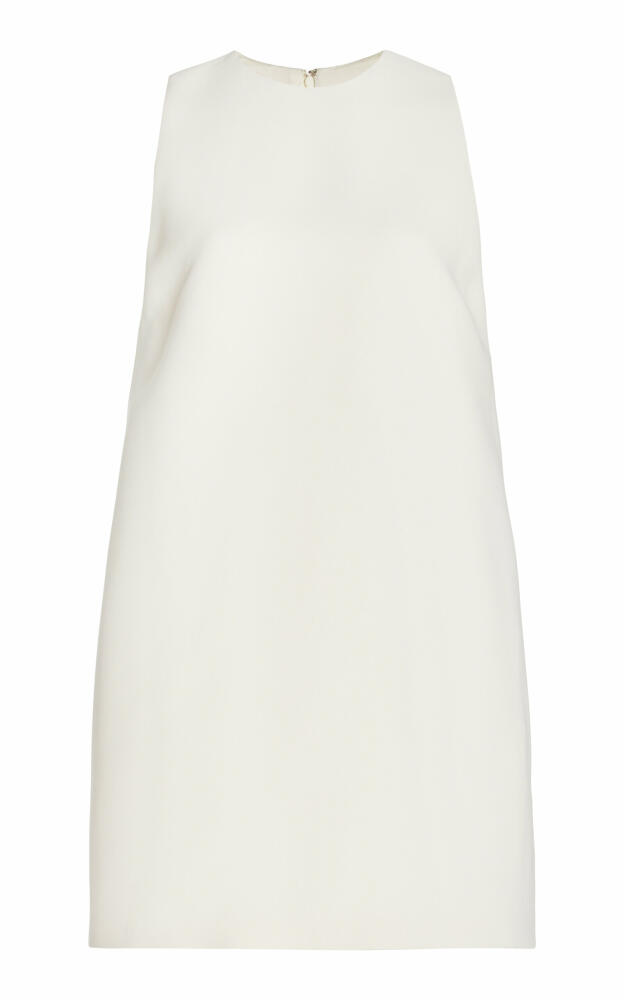 Brandon Maxwell - The Alana Wool-Silk Mini Shift Dress - Ivory Cover