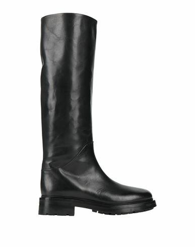 Strategia Woman Boot Black Soft Leather Cover