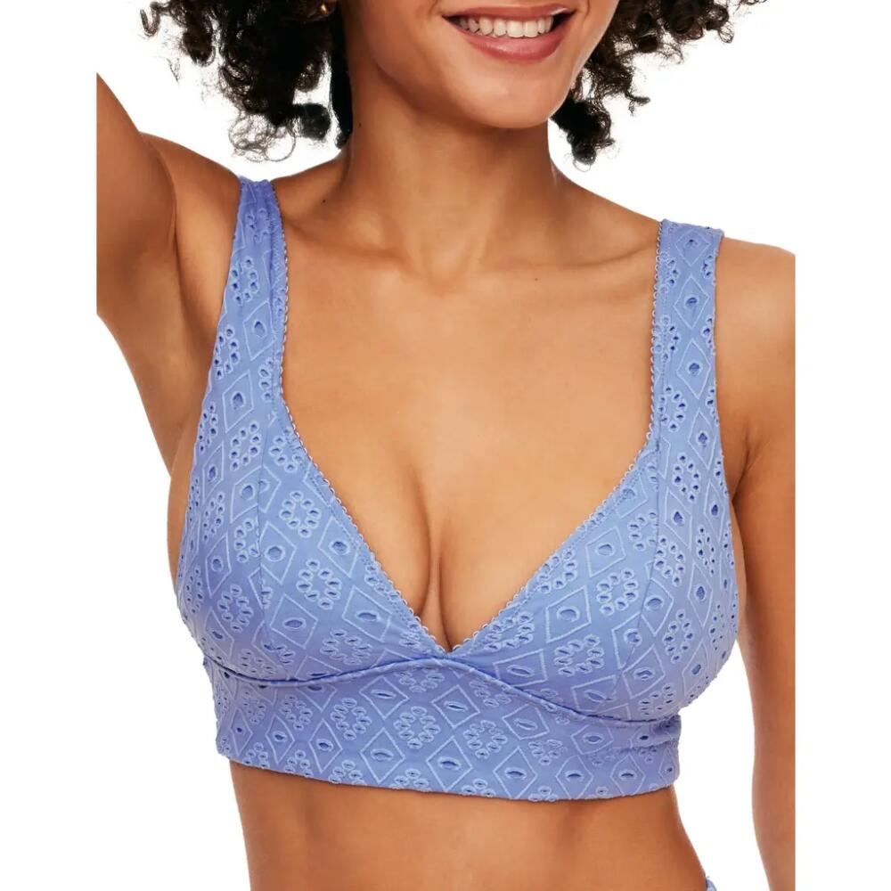 Adore Me Madelaine Swimwear Swim Top in Medium Blue Cover