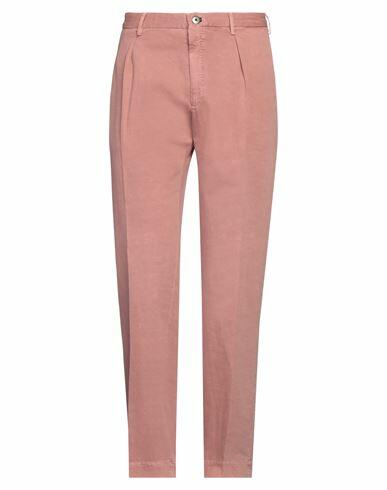 Incotex Man Pants Pastel pink Cotton, Linen, Elastane Cover