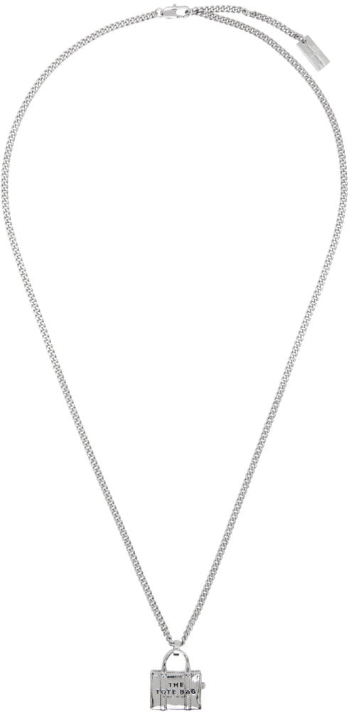 Marc Jacobs Silver 'The Tote Bag' Necklace Cover