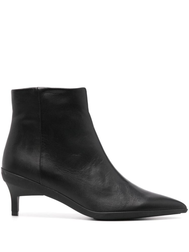 Calvin Klein 50mm leather ankle boots - Black Cover