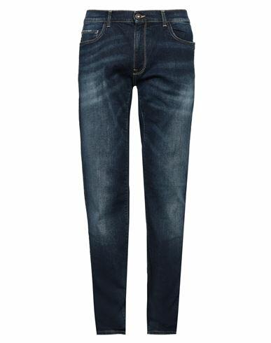 Trussardi Jeans Man Jeans Blue Cotton, Elastane Cover