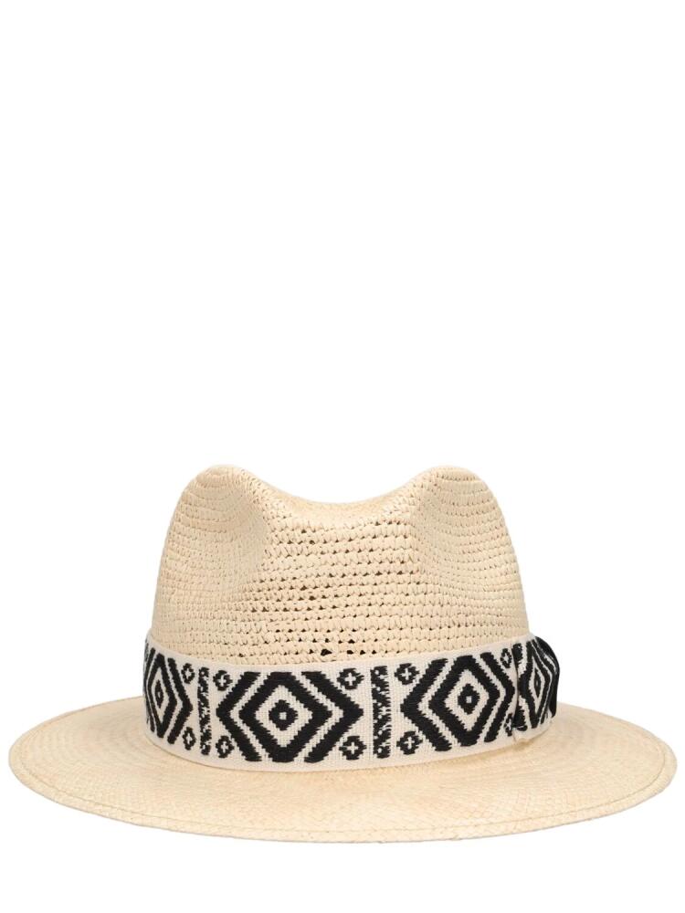 BORSALINO Country Straw Panama Hat Cover