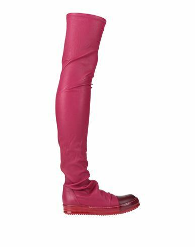 Rick Owens Woman Boot Fuchsia Leather Cover