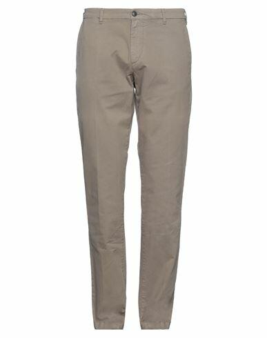 40weft Man Pants Khaki Cotton, Elastane Cover