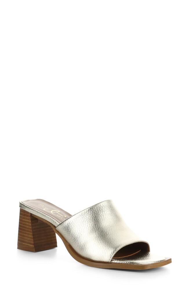 Bos. & Co. Bryn Slide Sandal in Platino Tumbled Cover