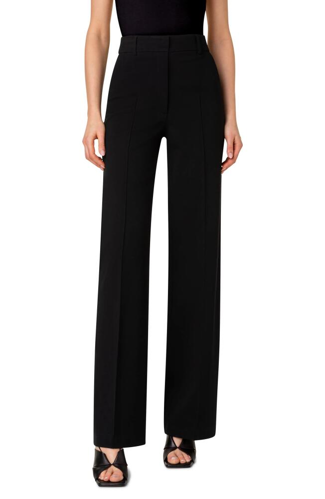 Akris punto Chiaro Jersey Straight Leg Pants in 009 Black Cover