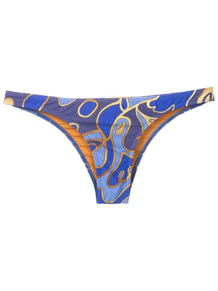 Lygia & Nanny graphic-print bikini - Blue Cover