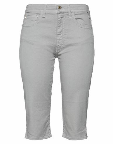 Cycle Woman Pants Grey Cotton, Elastane Cover