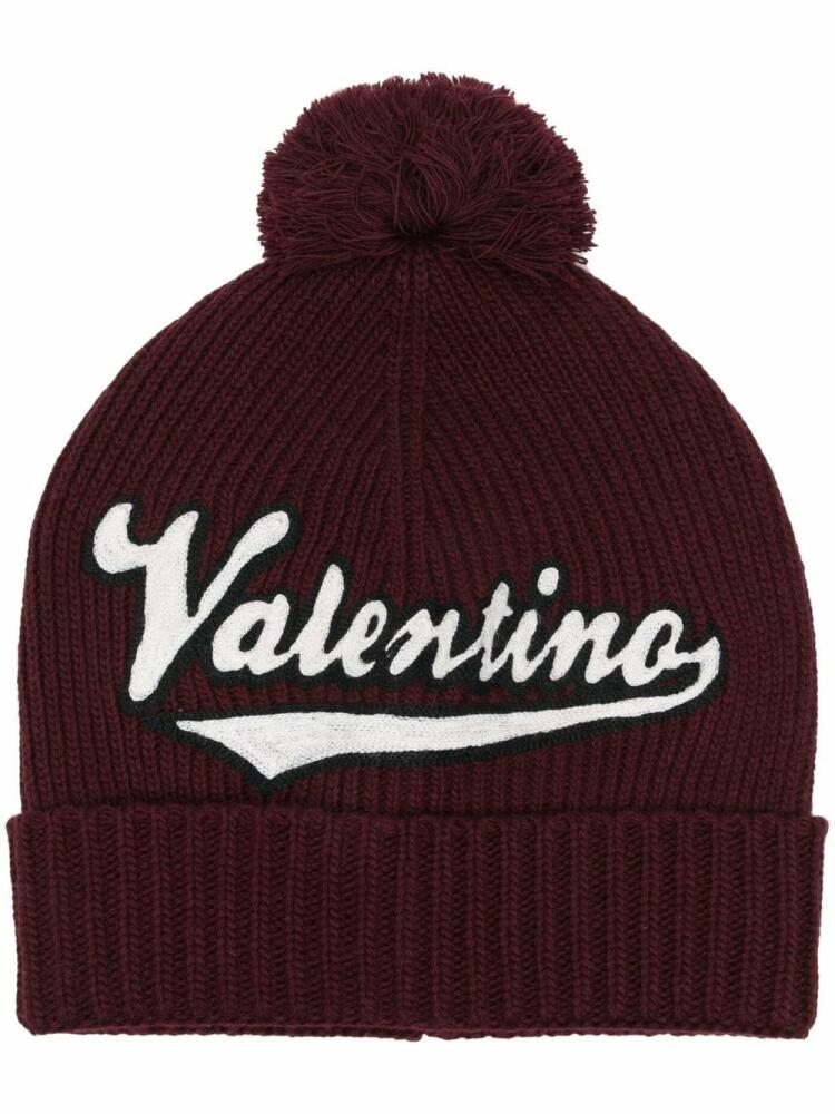 Valentino Garavani embroidered logo beanie hat Cover