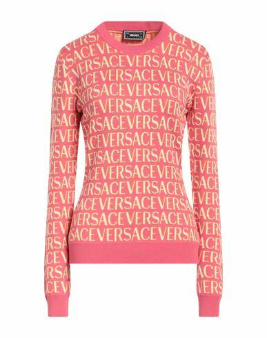 Versace Woman Sweater Pink Cotton, Viscose Cover